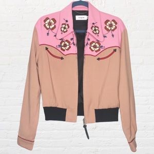 NEW Coach 1941 Western Embroidered Bomber Jacket